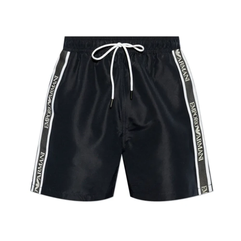 Emporio Armani Homme Noir Maillots De Bain, Taille: M Eagle Line Maillots De Bain