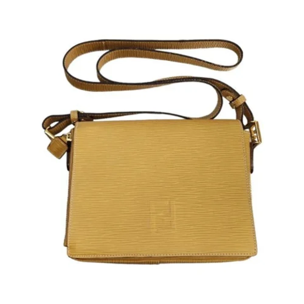 Fendi Vintage Pre-owned Fabric fendi-bags Yellow Dames