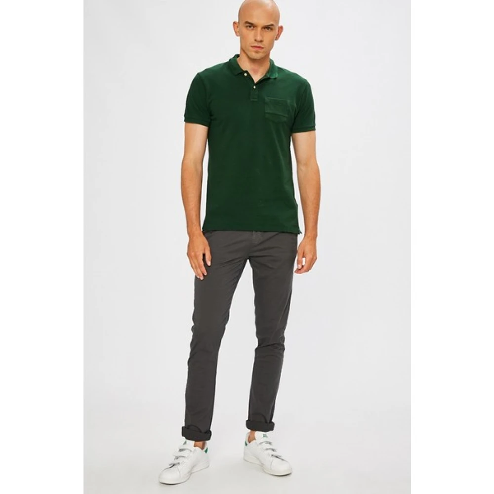 Calvin Klein Grijze Chino Cargo Broek Slim Fit Gray Heren