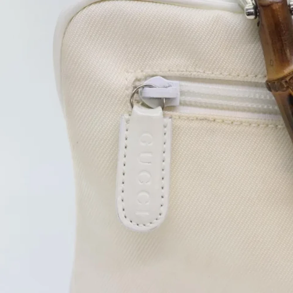 Gucci Vintage Pre-owned Leather gucci-bags White Dames