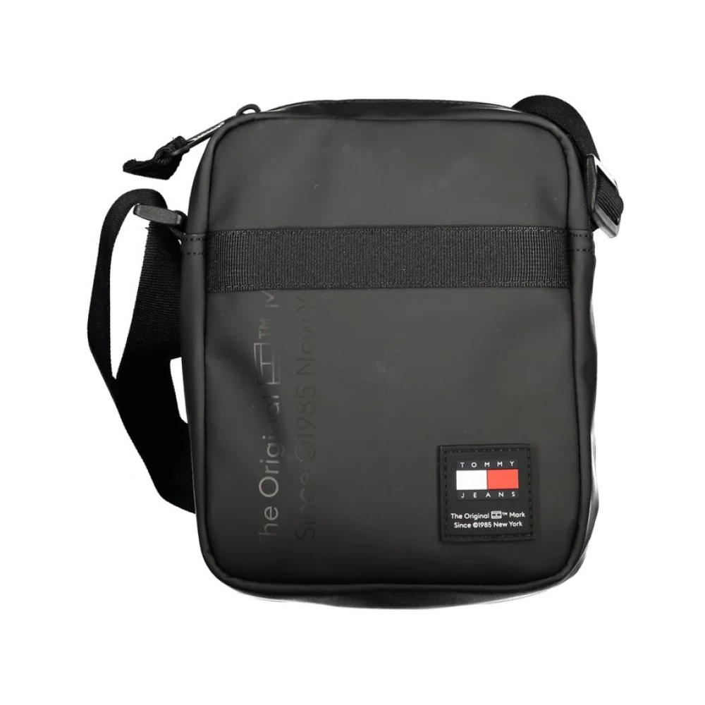 Tommy Hilfiger Zwarte schoudertas met verstelbare band Black Heren