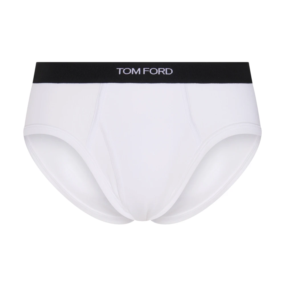 Tom Ford Zwarte katoenen tweepak slips Black Heren