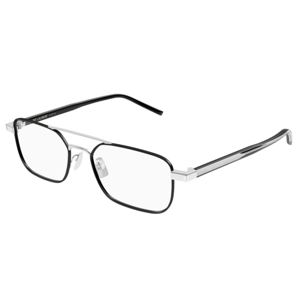 Saint Laurent Unisex Black Glasses, One Size, Leather Shoulder Bag