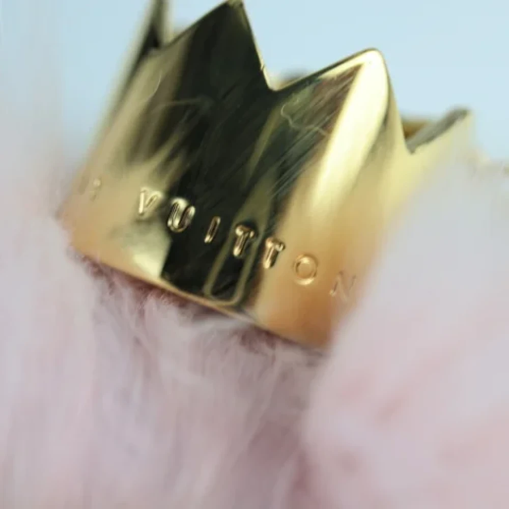 Louis Vuitton Vintage Pre-owned Fur key-holders Pink Dames