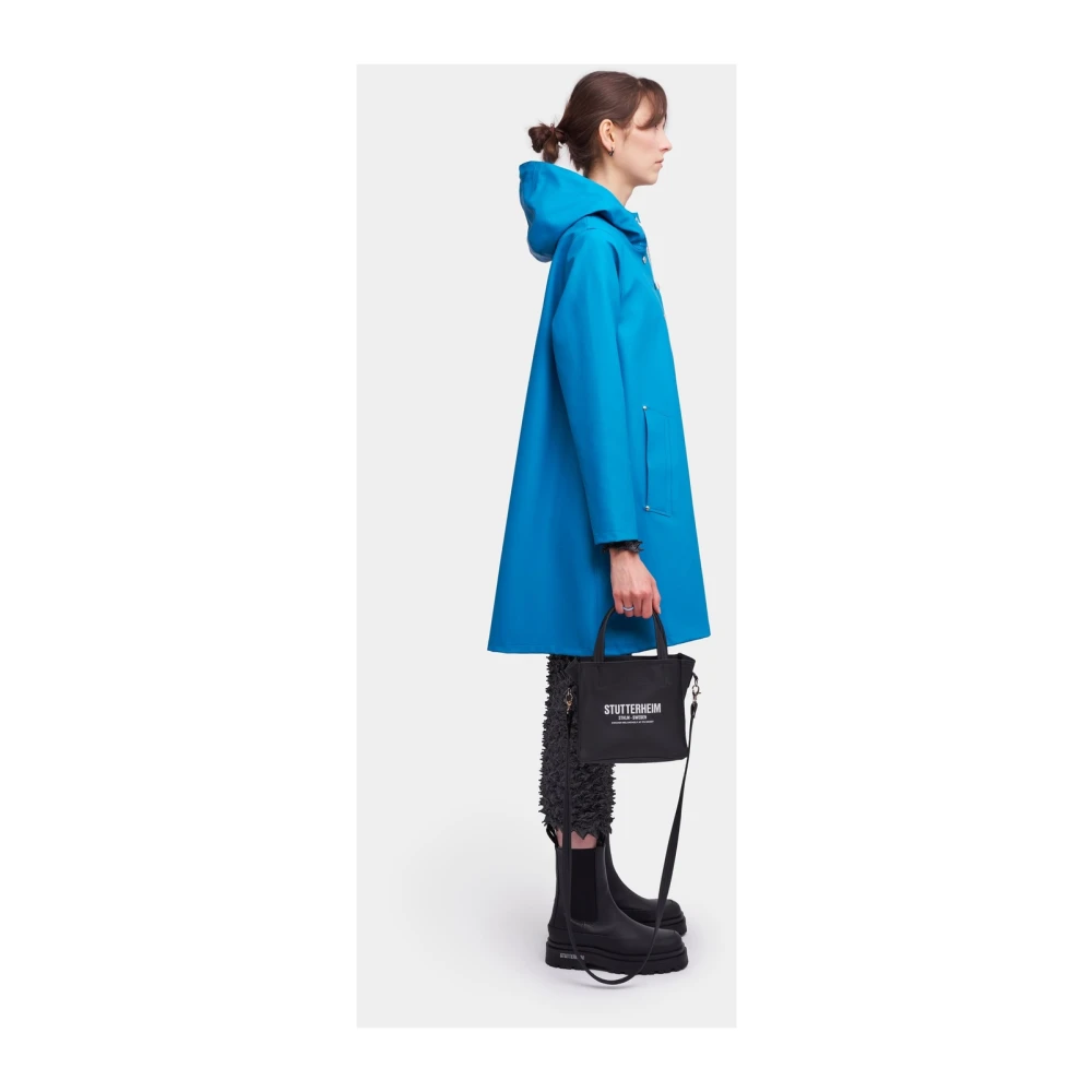 Stutterheim Stockholm Hilltop Raincoat Blue Dames