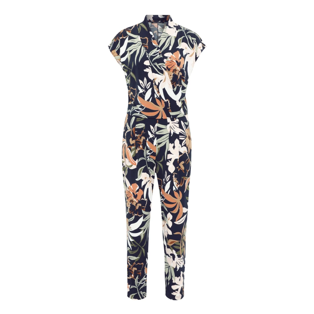 Betty Barclay Bloemen Jumpsuit met Zakken Multicolor Dames