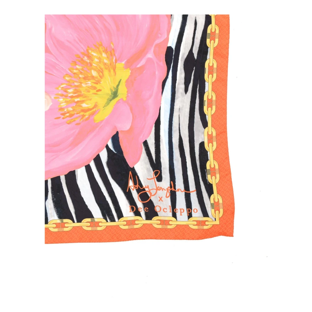 Dee Ocleppo Pop Art Zijden Sjaal Multicolor Dames