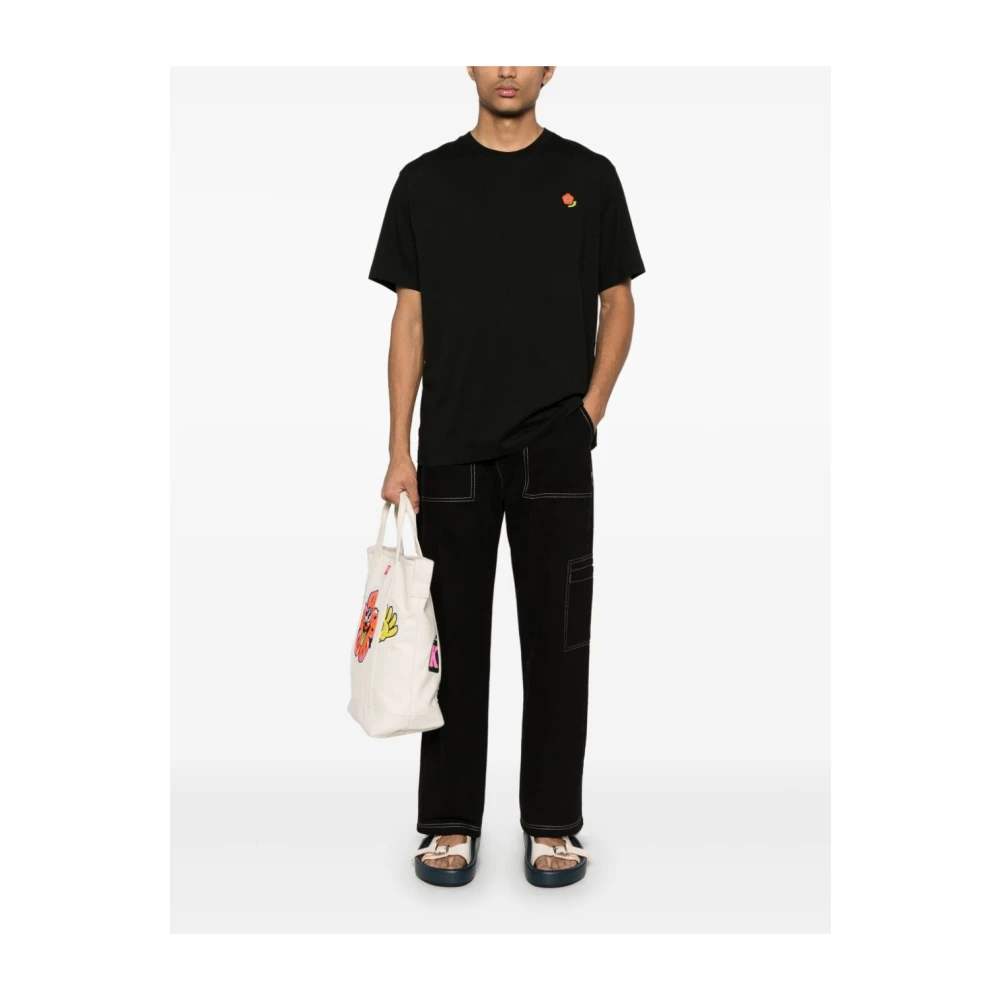 Kenzo Pop T-shirt met ronde hals Black Heren