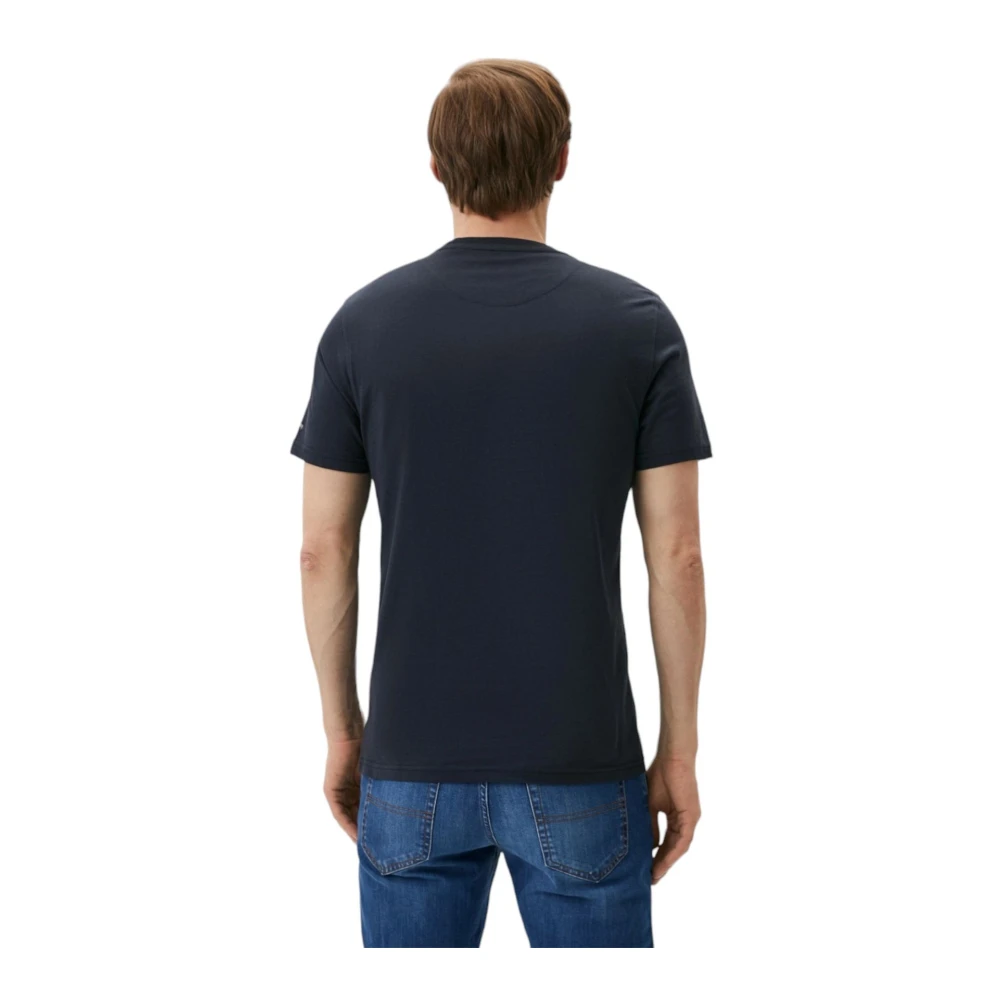 Harmont & Blaine Korte Mouw T-shirt Blue Heren