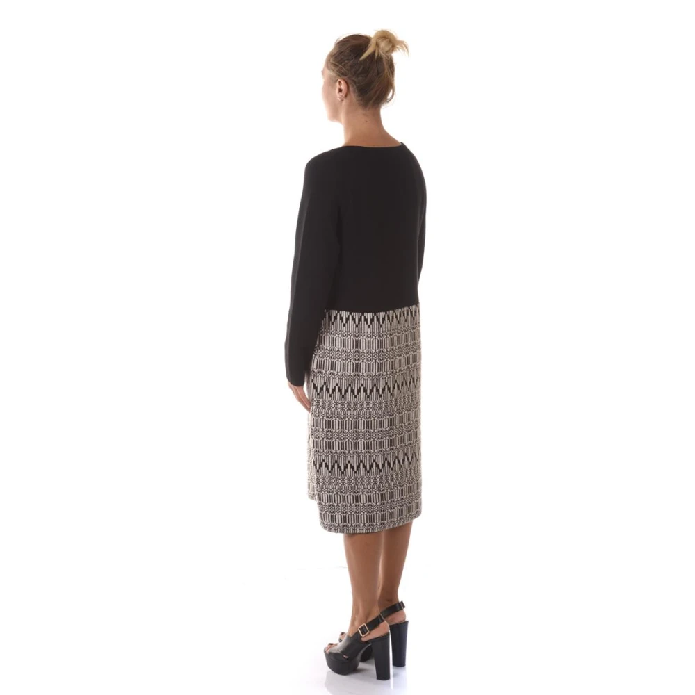 Max Mara Elegante Badia Jurk voor Vrouwen Black Dames