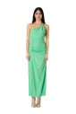 robe-elegante-vert-une-epaule