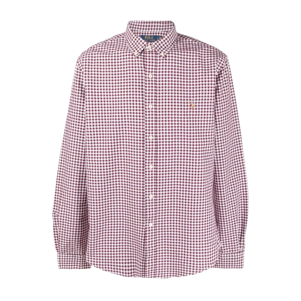 Polo Ralph Lauren Paarse Overhemden voor Mannen Aw24 Purple Heren