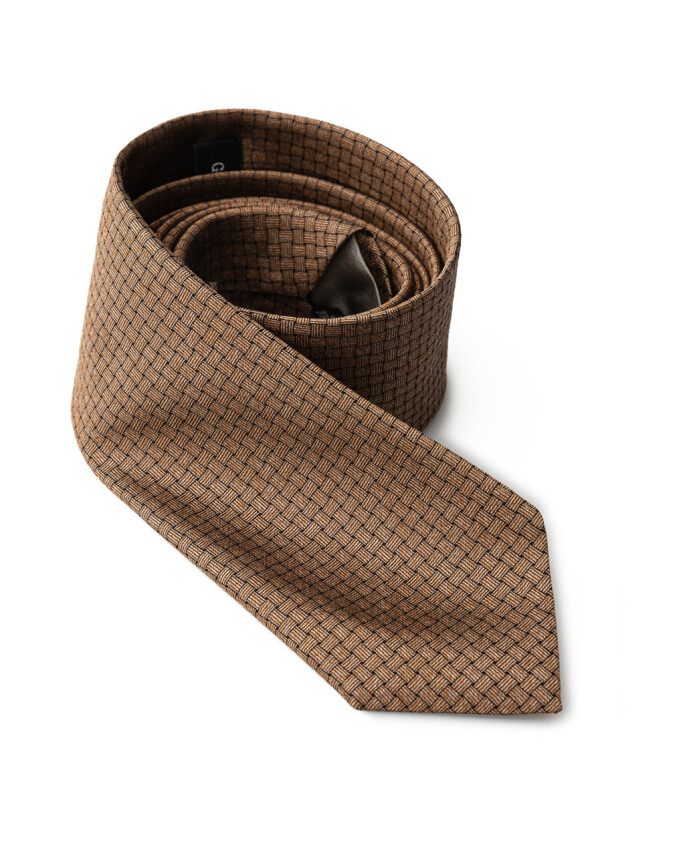 cravate-en-soie-bronze-motif-jacquard