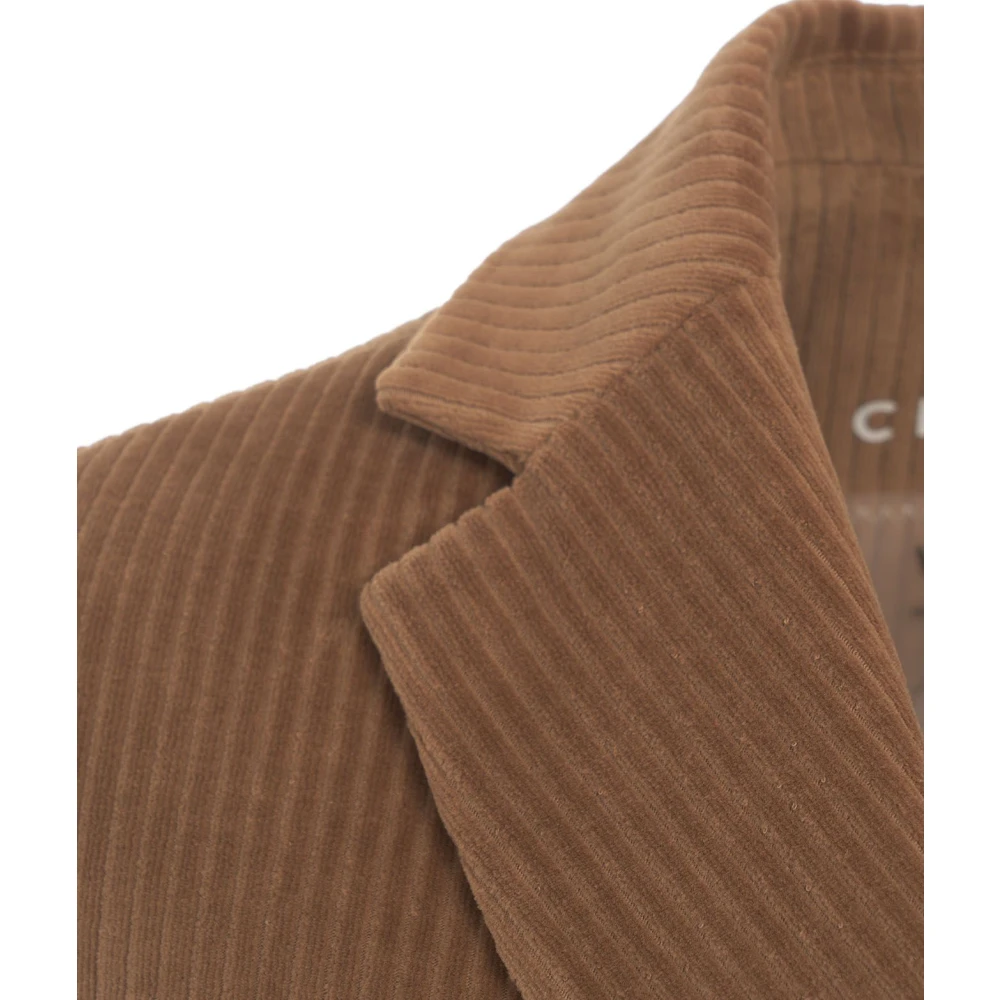 Circolo 1901 Bruine Blazer Aw24 Herenmode Brown Heren