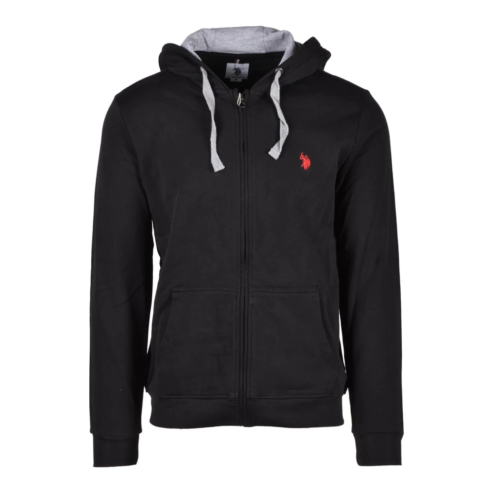 U.s. Polo Assn. Katoenen sweatshirt Black Heren