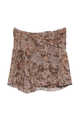 Camia Blommig Volangkjol Mini