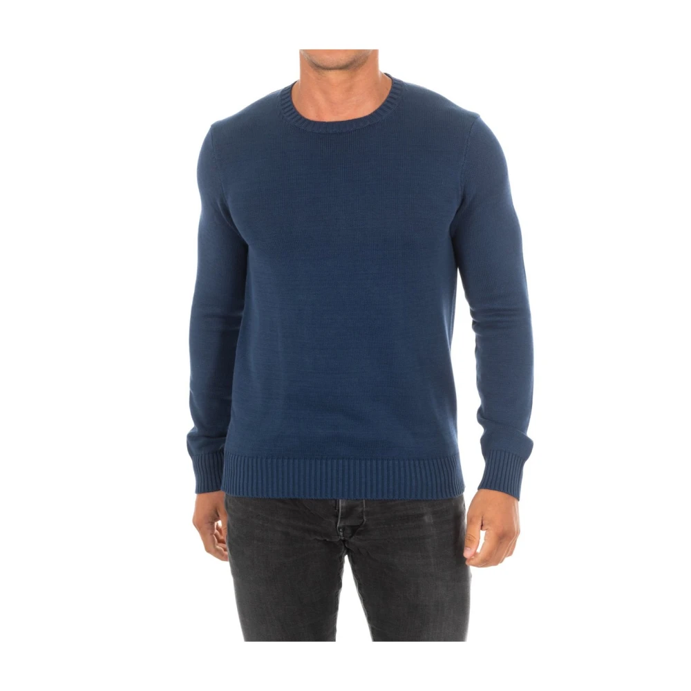 Hackett Men's Blue Round-Neck Knitwear