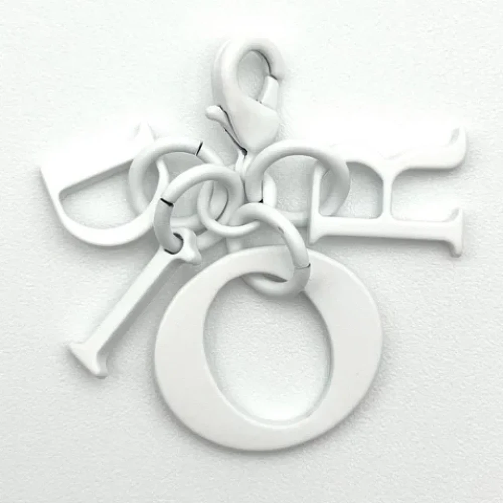 Dior Vintage Pre-owned Leather wallets White Heren