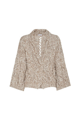 pull-beige-maille-chunky-manches-amples