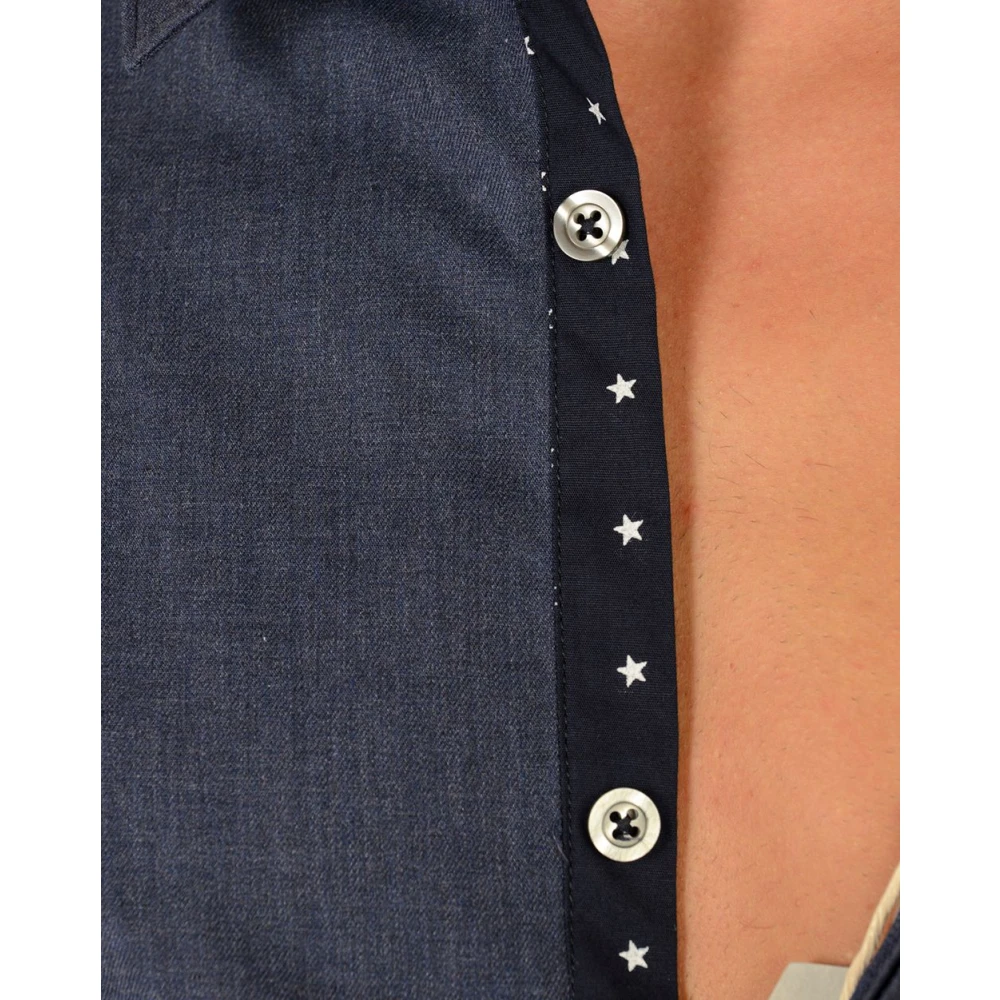 Daniele Alessandrini Blouses Shirts Blue Heren