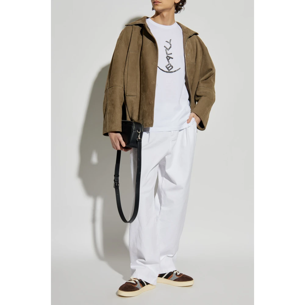 Bally T-shirt met logo White Heren