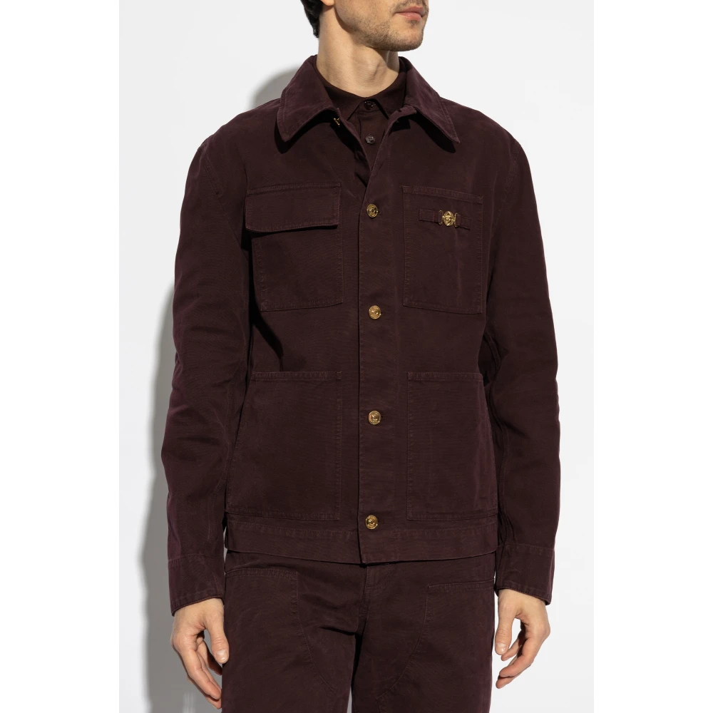 Versace Denim jas Brown Heren