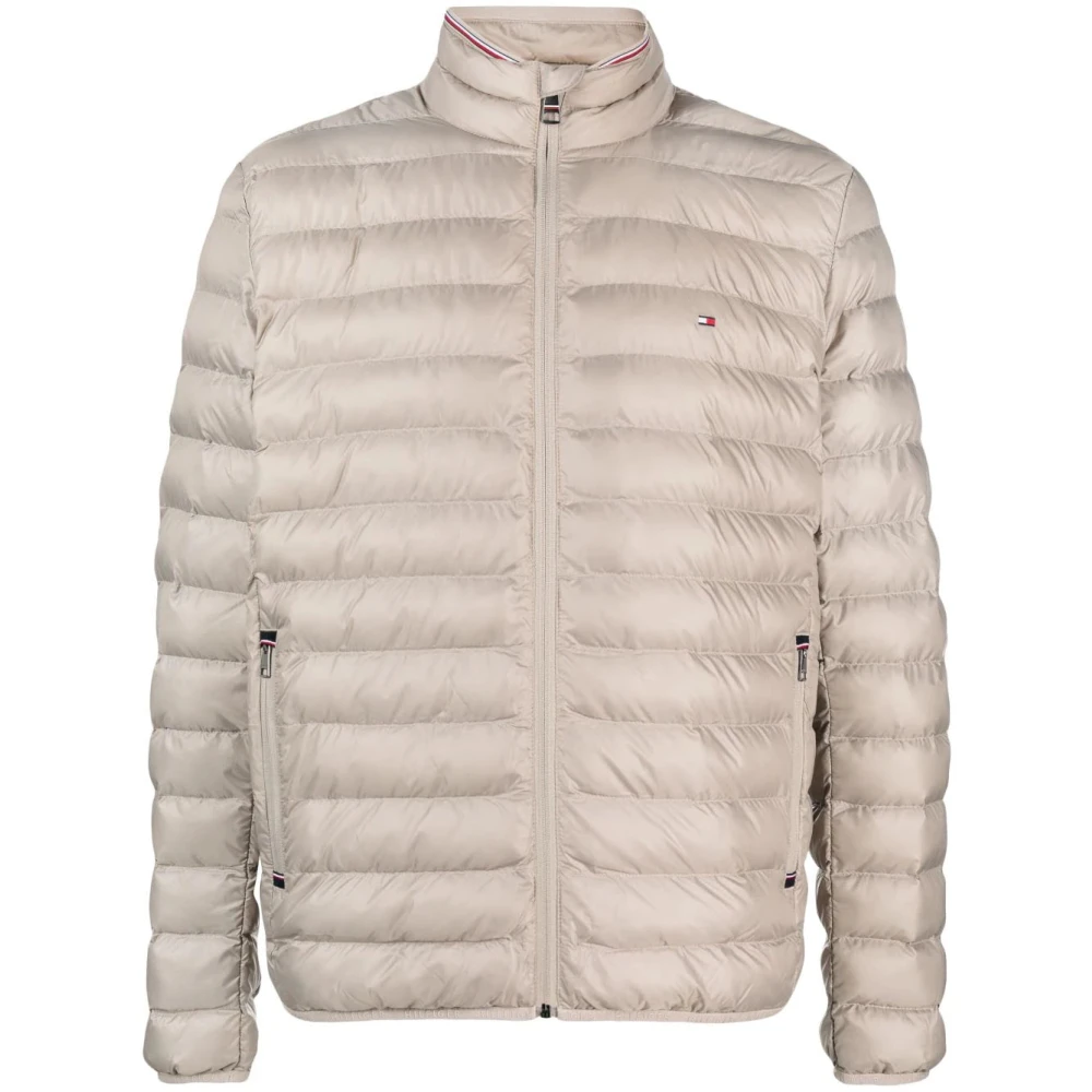 Tommy Hilfiger Men's Grey Packable Puffer Down Jacket