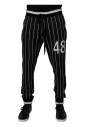 jogger-a-rayures-noir-blanc