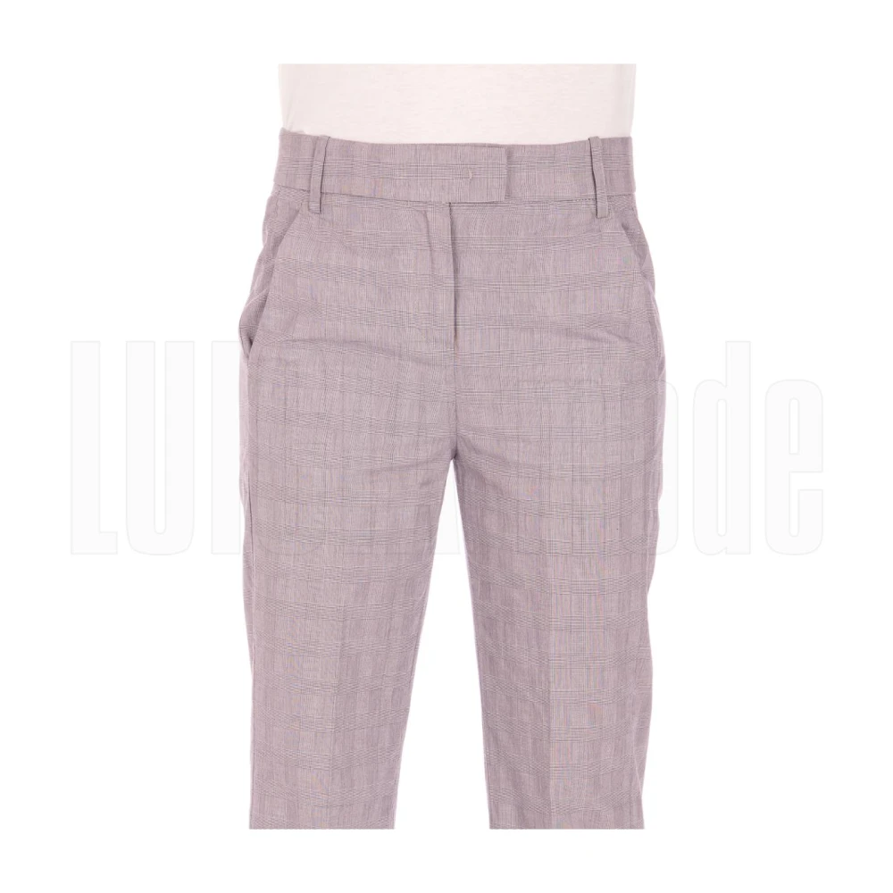 Dondup Stijlvolle Ivy Broek Purple Dames