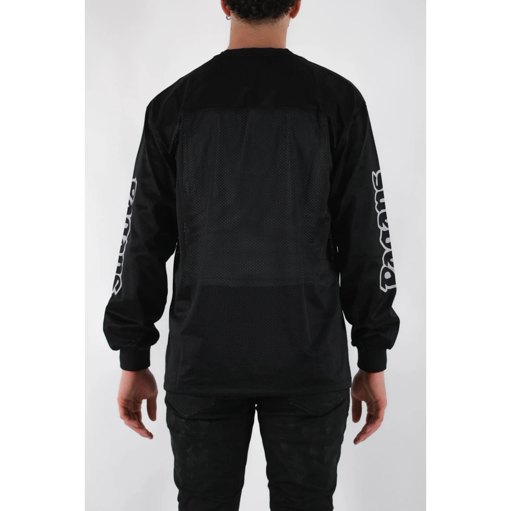 Aries Cult Leader Airtex V-hals T-shirt Black Heren