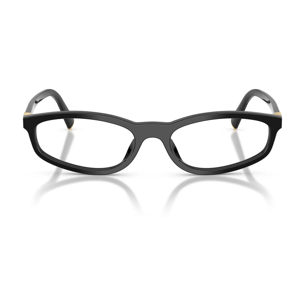 Miu Miu Unisex Black Mu01zv Optical Frame - Glasses - 52 Mm - Accessories