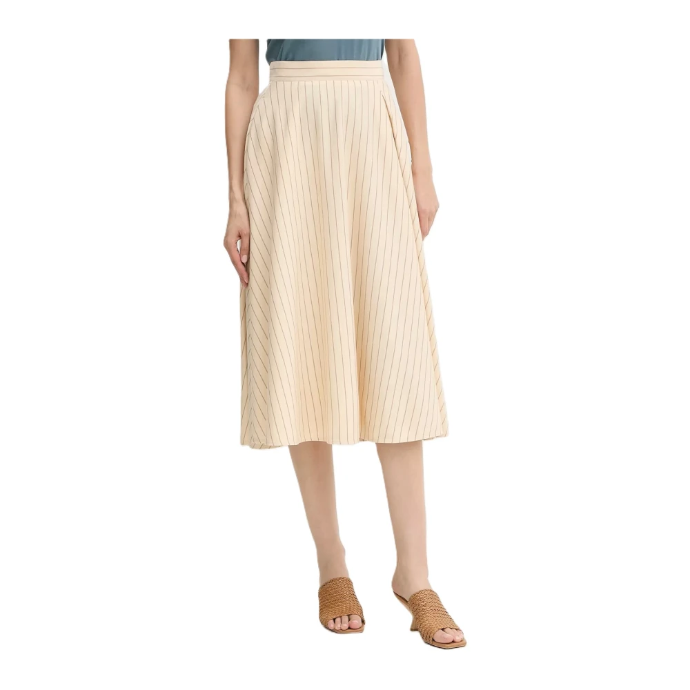 Max Mara Women's Beige Pelota Skirt - Midi Skirts - Xs - Skirts