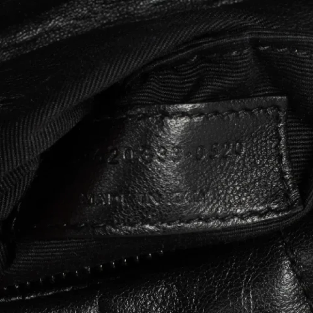 Yves Saint Laurent Vintage Pre-owned Leather crossbody-bags Black Dames