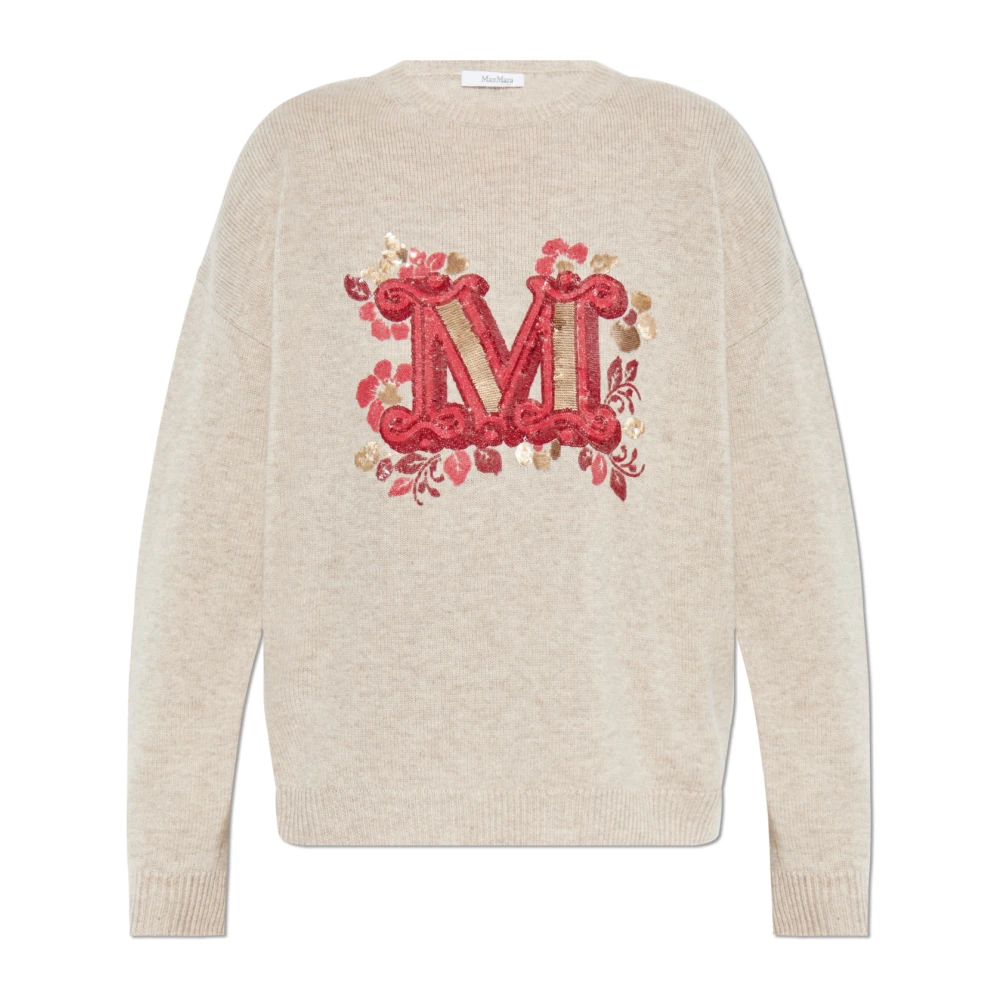 Max Mara Sweater Quota Beige Dames