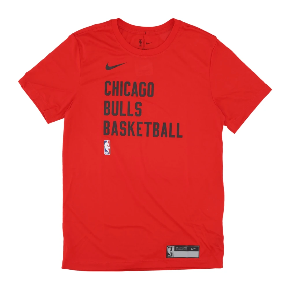 Nike Chicago Bulls Logo Rood Basketbalshirt Heren
