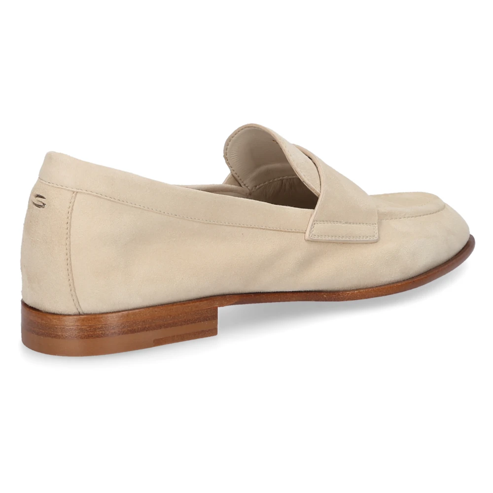 Santoni Loafers Beige Dames