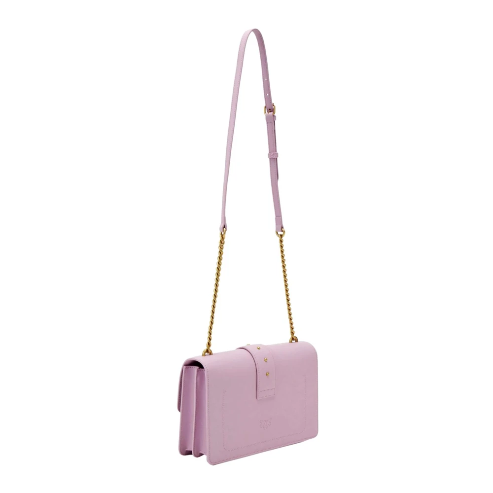 pinko Love One Classic Tas in Lila Purple Dames