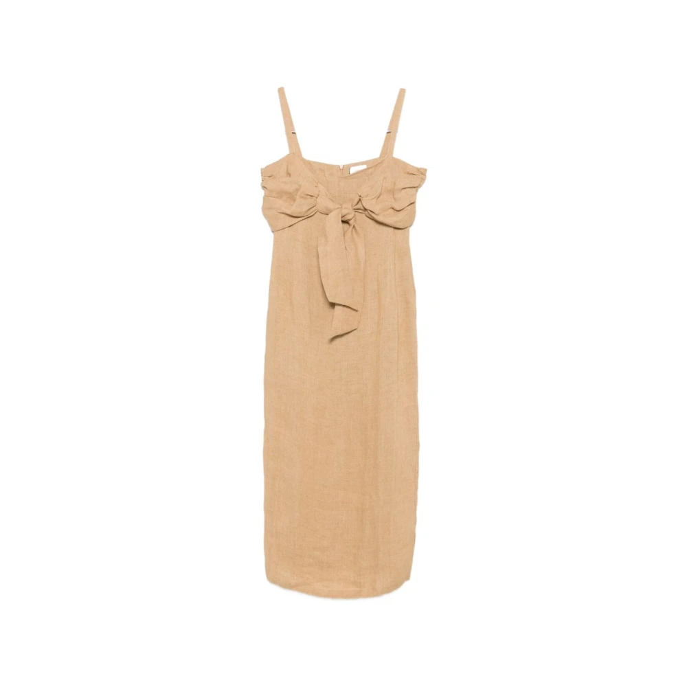 Marella Women's Beige Midi Dresses - Midi Dresses - Xs - Dresses