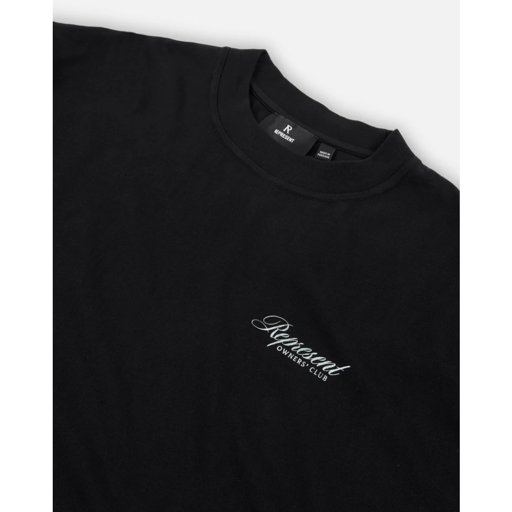 Represent Bedrukte Zwarte Tee Black Heren