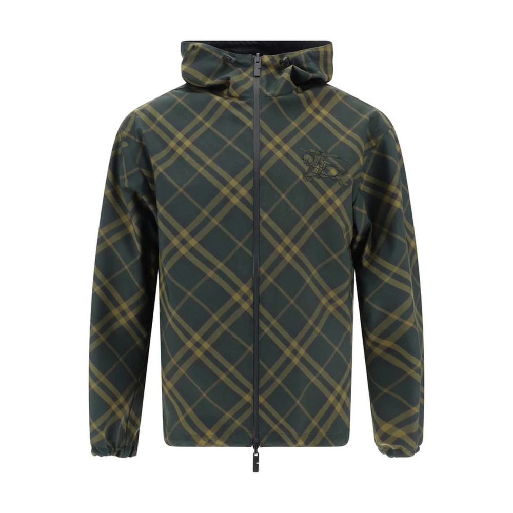 Burberry Omkeerbare jas met trekkoord capuchon Multicolor Heren