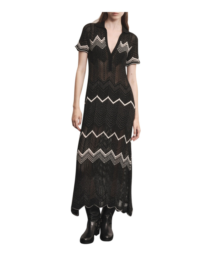 robe-longue-zig-zag-noire