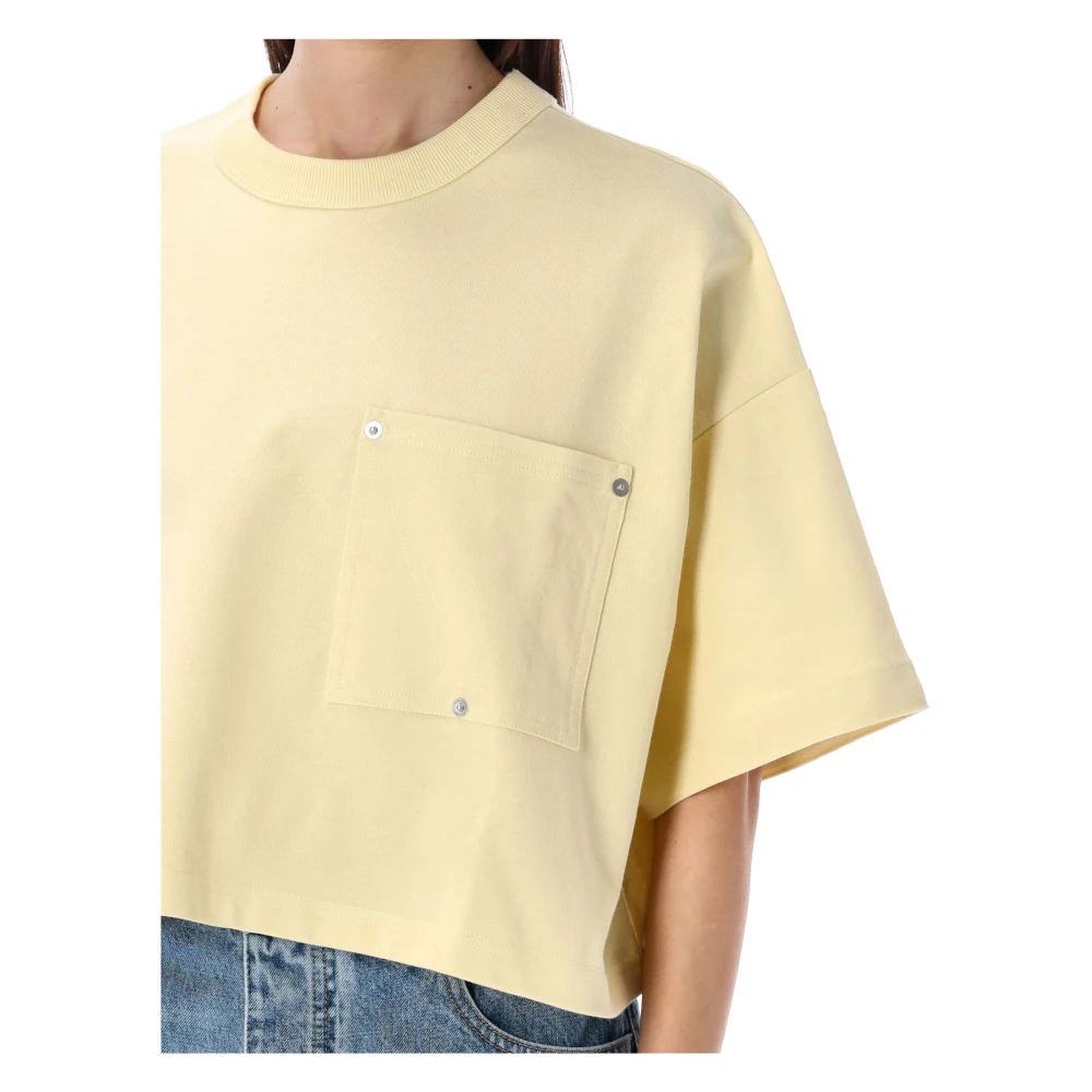 Bottega Veneta Rivetto T-Shirt Yellow Dames