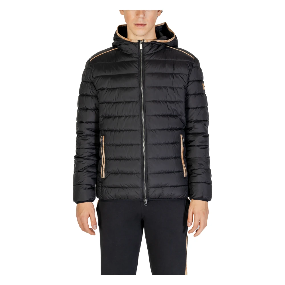 Alviero Martini 1a Classe Zwarte rits capuchonjas Black Heren