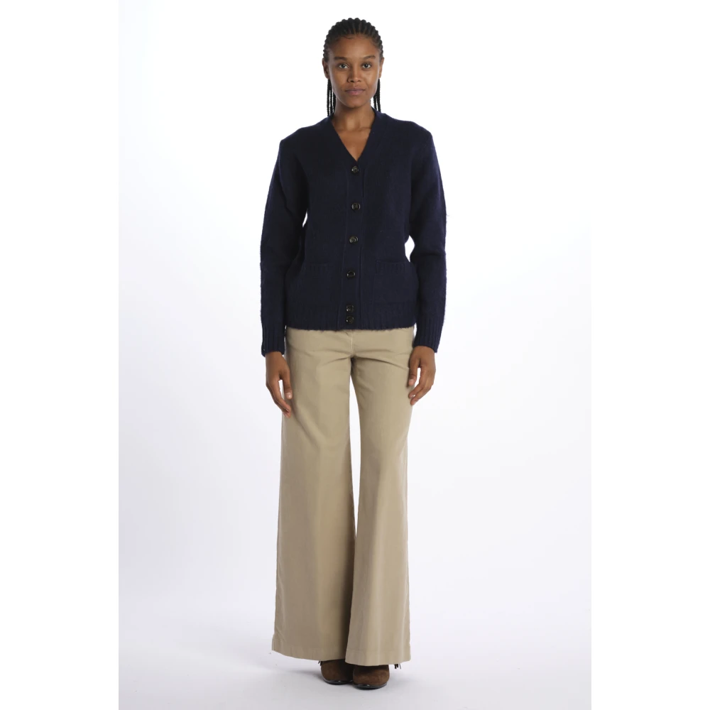 Aspesi Blauwe Cardigan Sweater Blue Dames