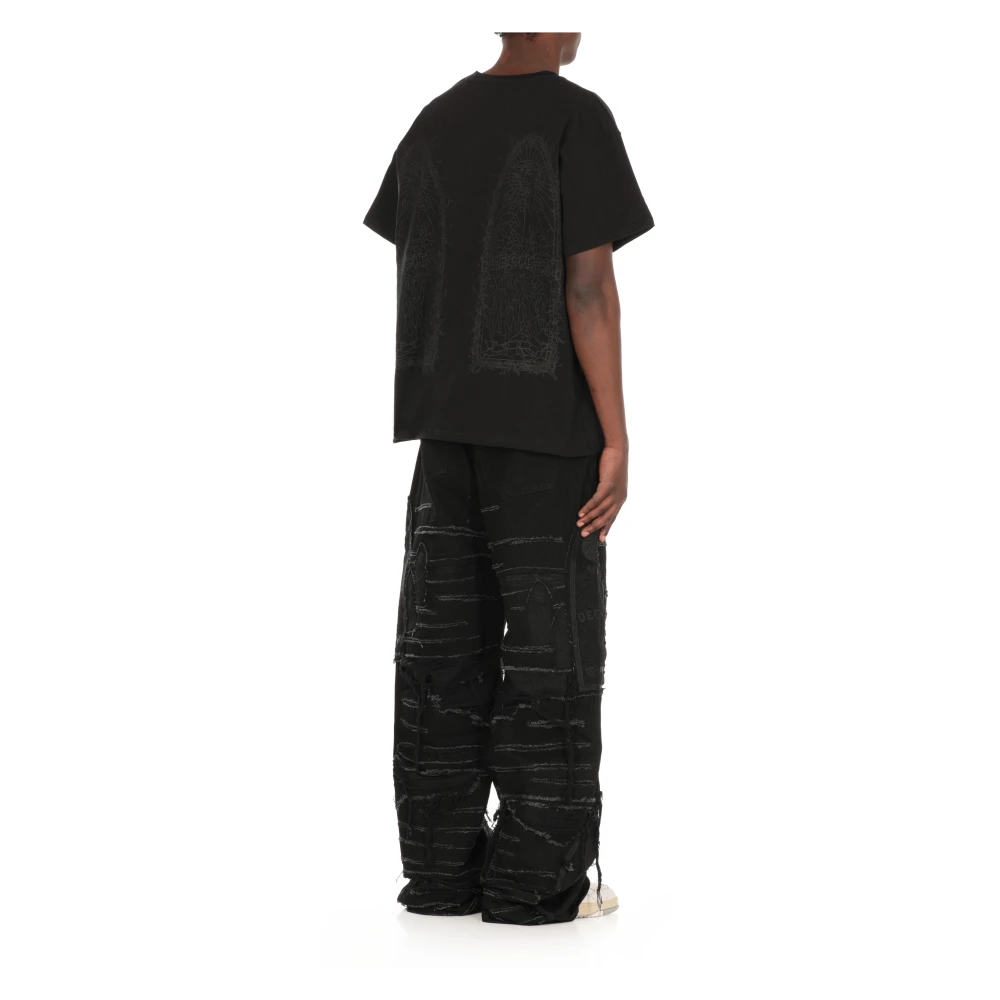 Who Decides War Zwarte Oorlog T-shirt met Logoprint Black Heren