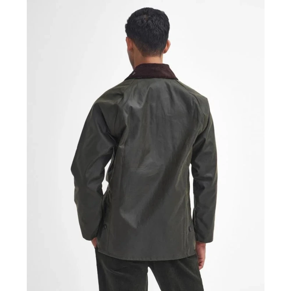 Barbour Gewaxte Archief Olijfjas Green Heren