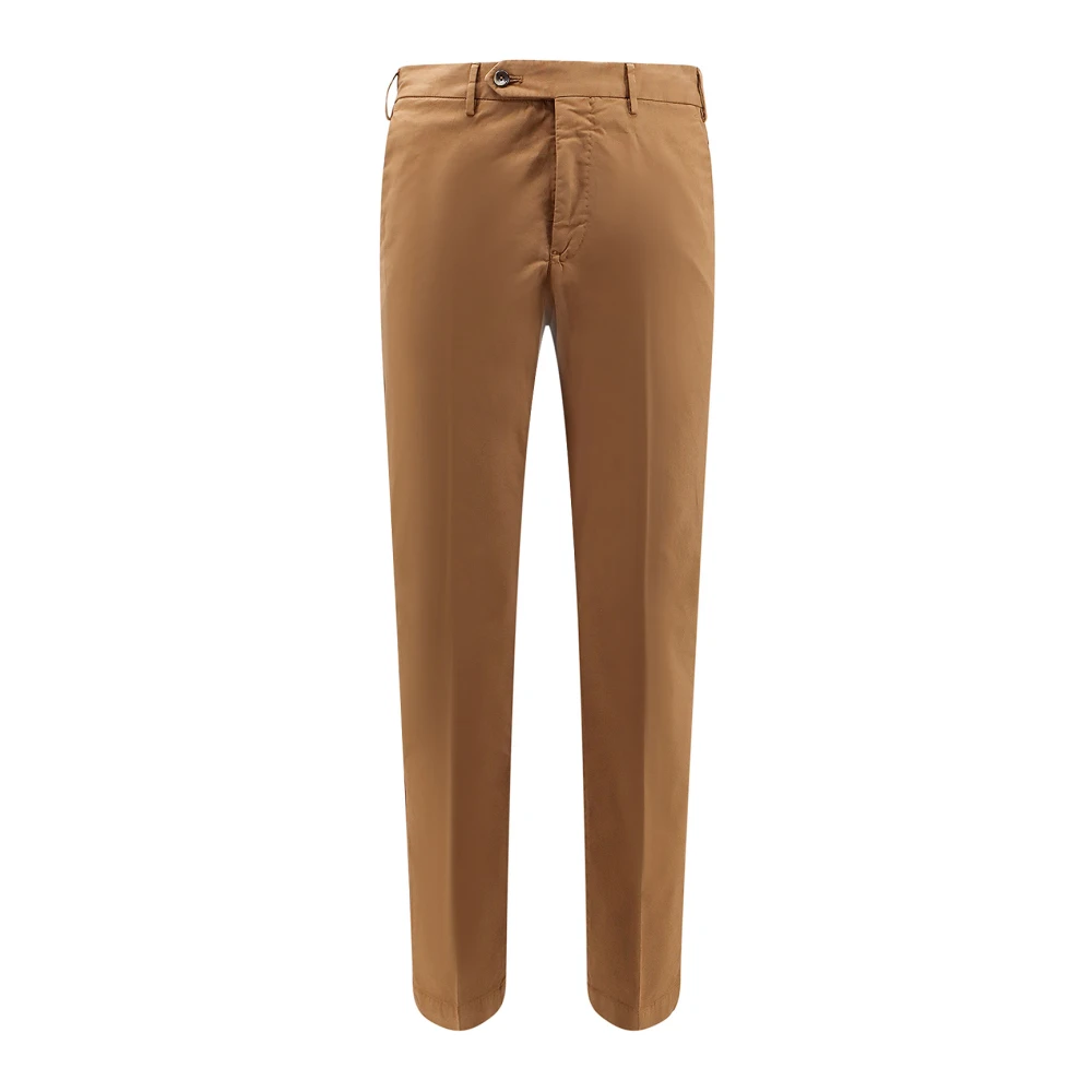 PT Torino Slim-fit Trousers Brown Heren