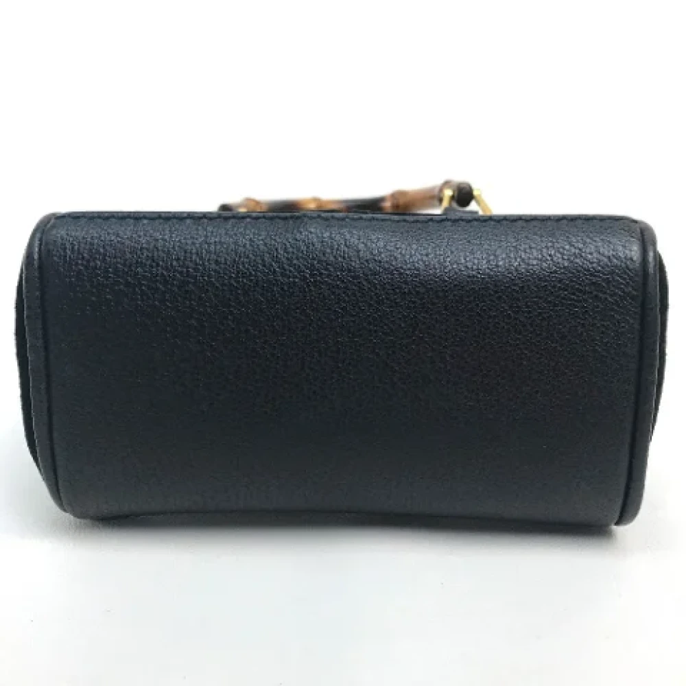 Gucci Vintage Pre-owned Suede gucci-bags Black Dames