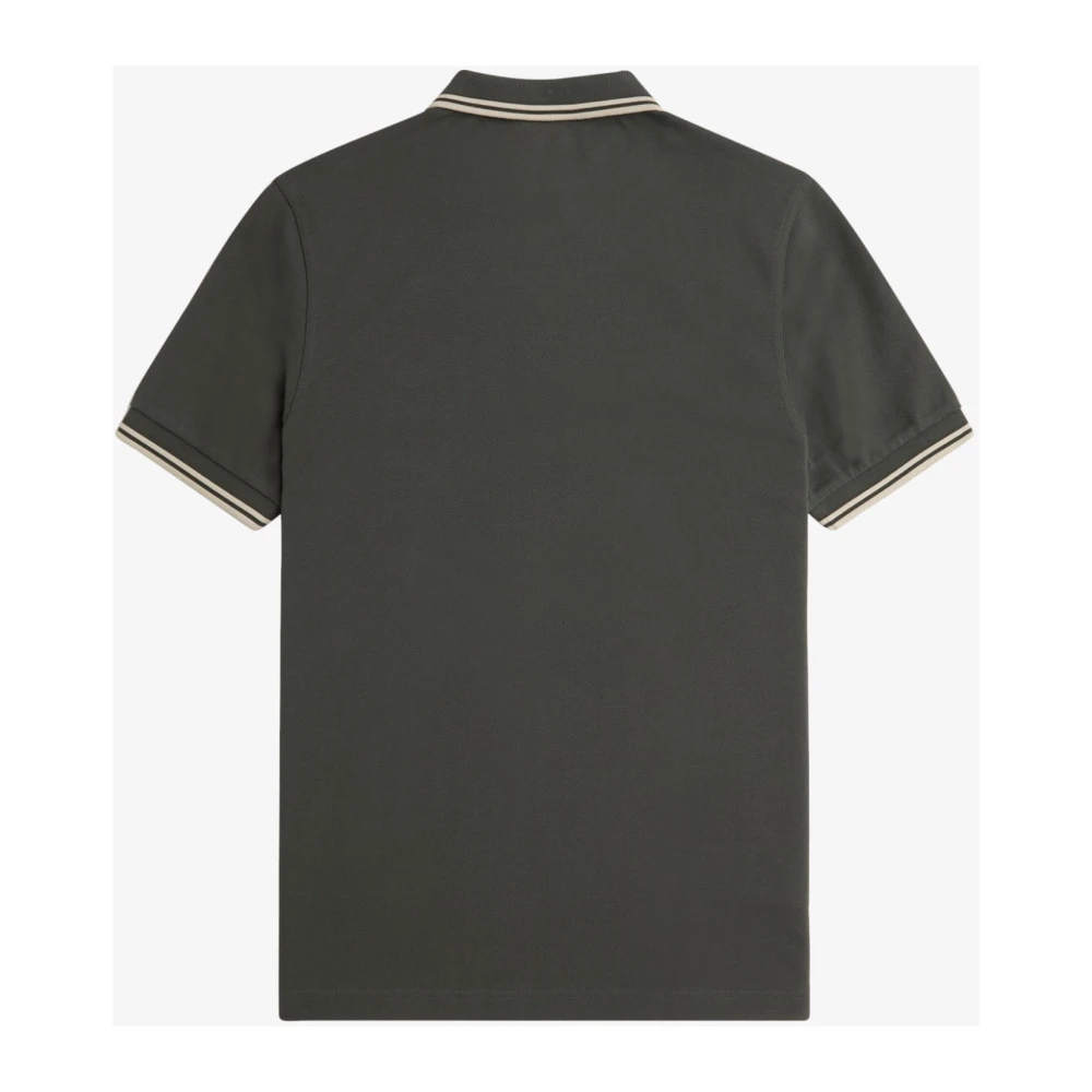 Fred Perry Slim Fit Twin Tipped Polo Blue Heren