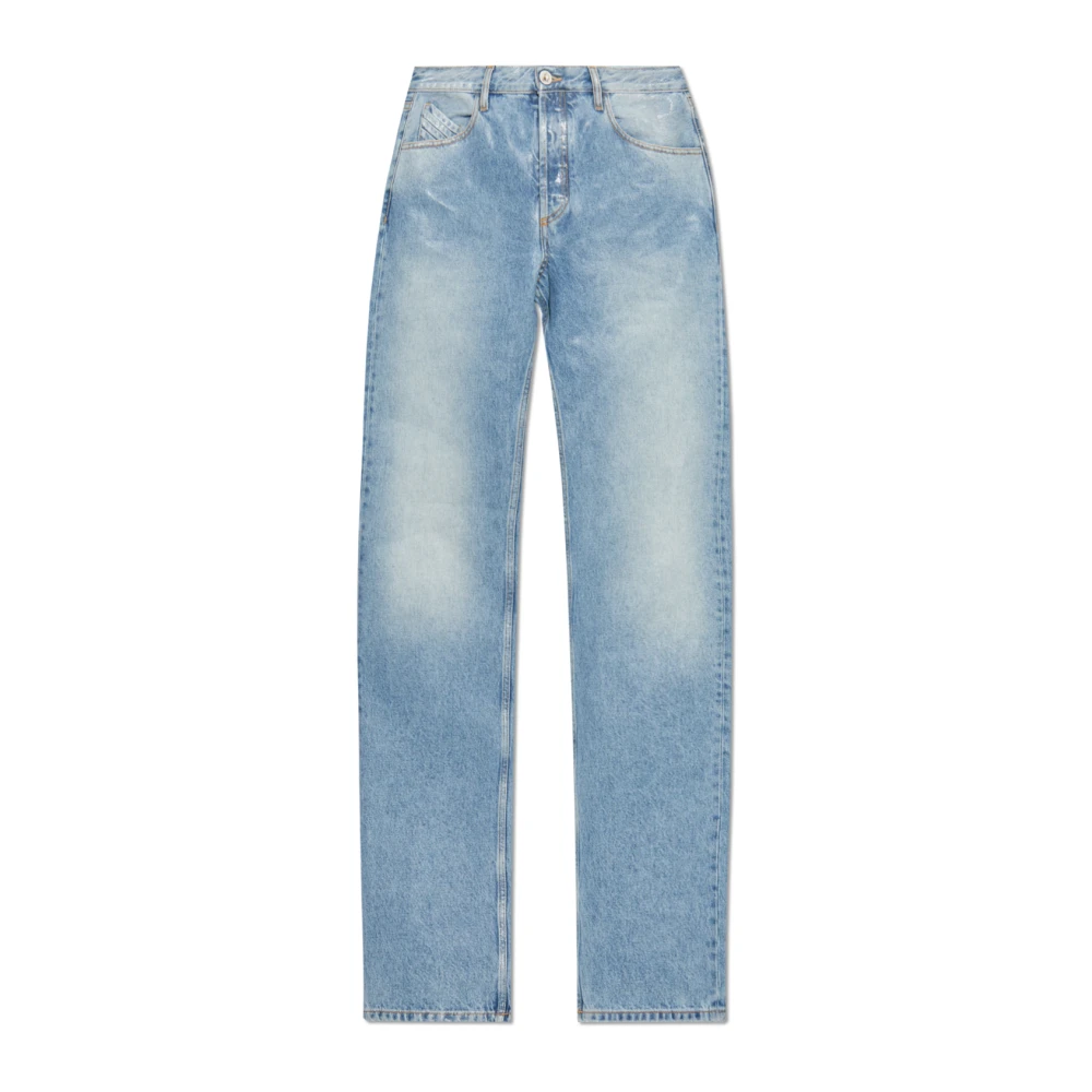 The Attico Elegante Katoenen Lange Broek Blue Dames